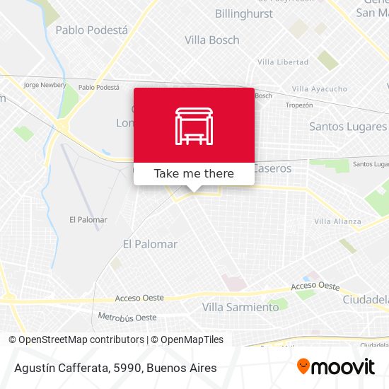 Agustín Cafferata, 5990 map
