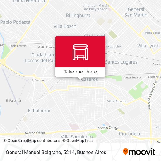 General Manuel Belgrano, 5214 map