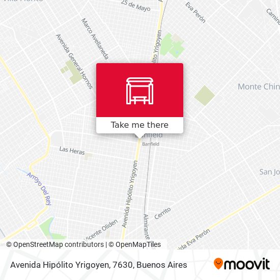 Avenida Hipólito Yrigoyen, 7630 map