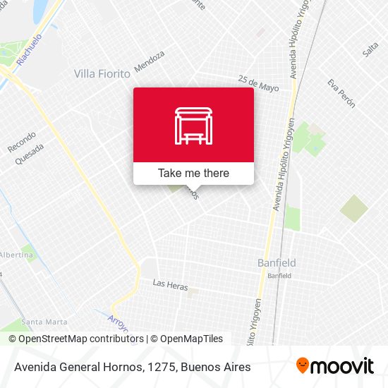 Avenida General Hornos, 1275 map