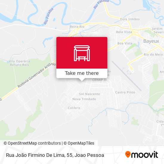 Mapa Rua João Firmino De Lima, 55