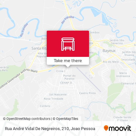 Rua André Vidal De Negreiros, 210 map