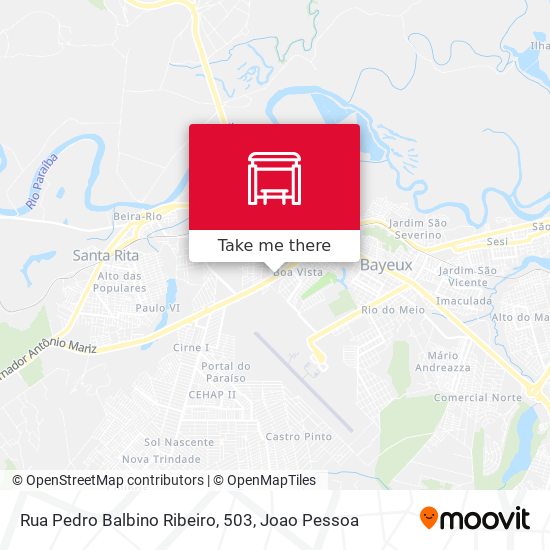 Rua Pedro Balbino Ribeiro, 503 map