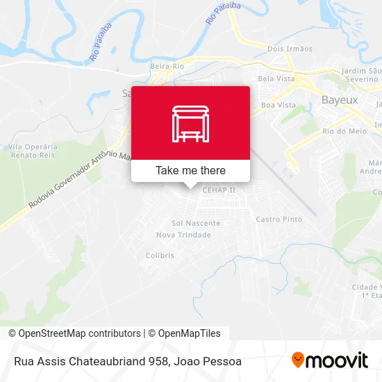 Rua Assis Chateaubriand 958 map