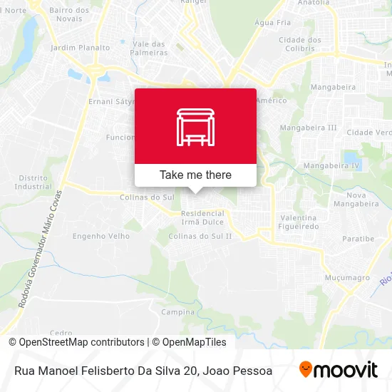 Rua Manoel Felisberto Da Silva 20 map