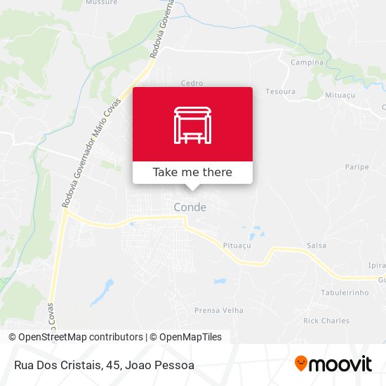 Rua Dos Cristais, 45 map