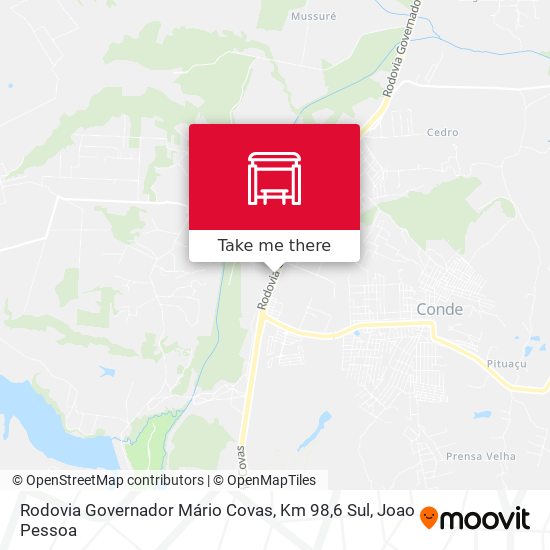 Rodovia Governador Mário Covas, Km 98,6 Sul map