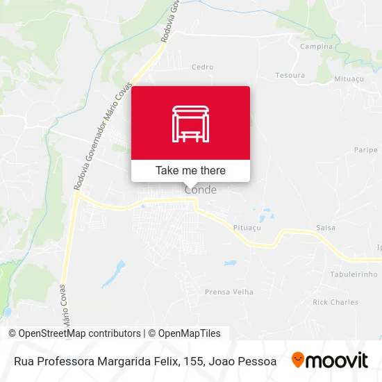 Rua Professora Margarida Felix, 155 map