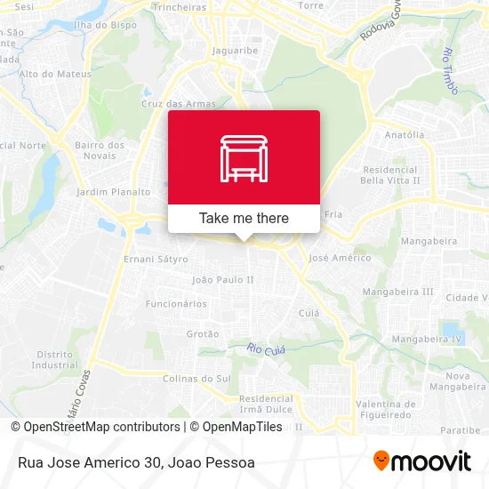 Rua Jose Americo 30 map