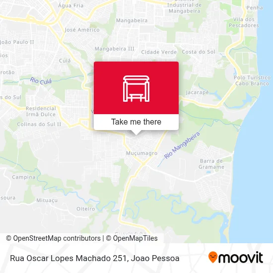 Rua Oscar Lopes Machado 251 map