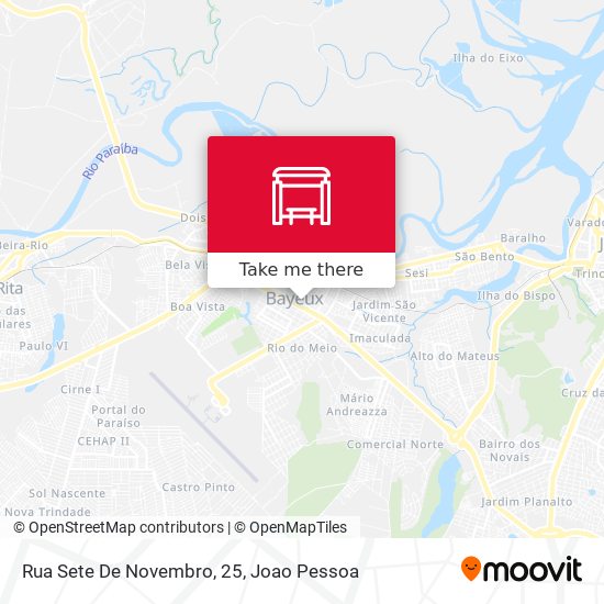 Mapa Rua Sete De Novembro, 25