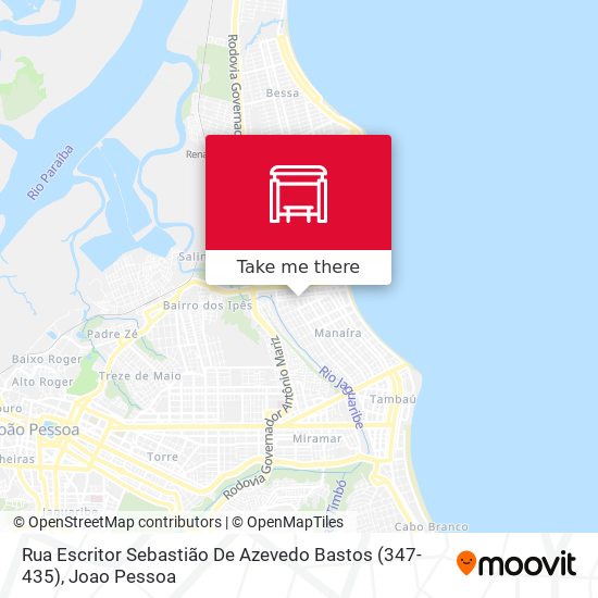 Rua Escritor Sebastião De Azevedo Bastos (347-435) map