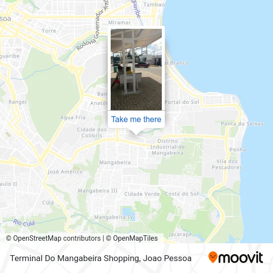 Terminal Do Mangabeira Shopping map