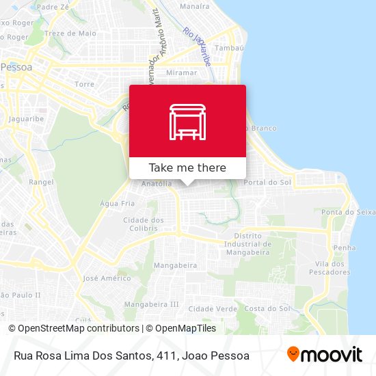 Mapa Rua Rosa Lima Dos Santos, 411