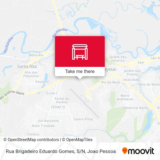 Rua Brigadeiro Eduardo Gomes, S / N map