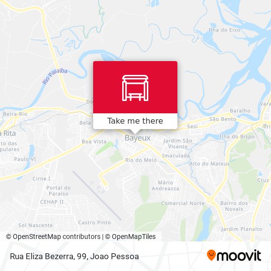 Rua Eliza Bezerra, 99 map
