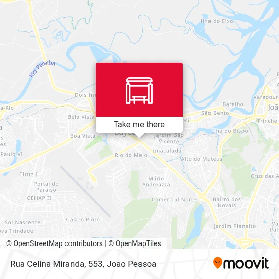 Rua Celina Miranda, 553 map