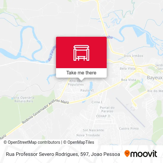 Rua Professor Severo Rodrigues, 597 map