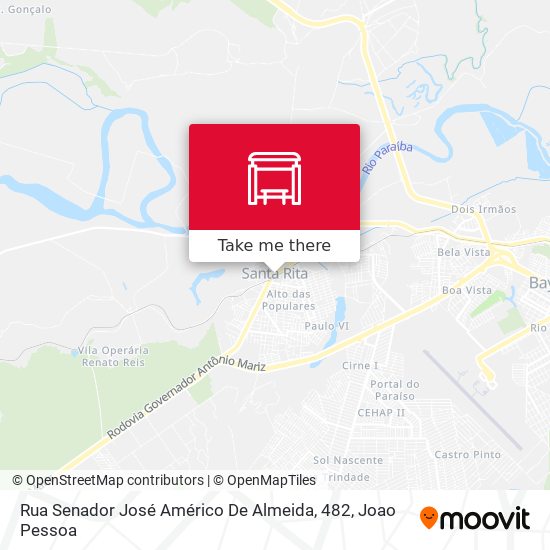 Rua Senador José Américo De Almeida, 482 map
