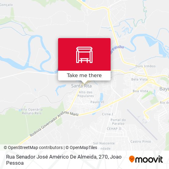 Rua Senador José Américo De Almeida, 270 map