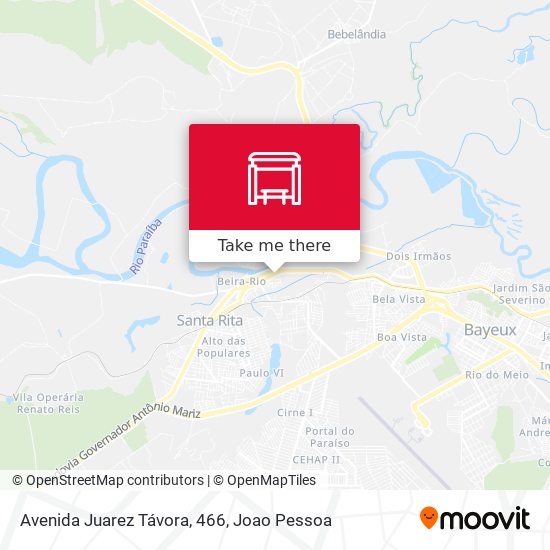 Avenida Juarez Távora, 466 map