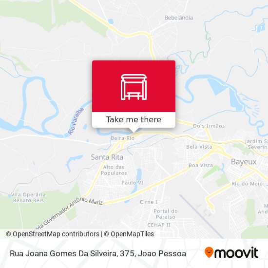 Rua Joana Gomes Da Silveira, 375 map