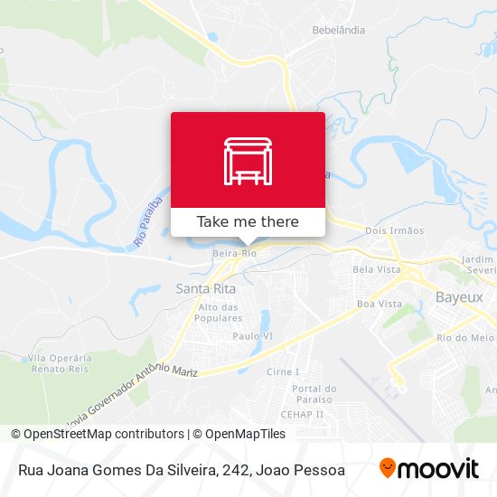 Rua Joana Gomes Da Silveira, 242 map