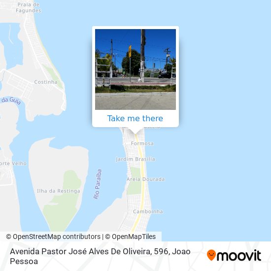 Avenida Pastor José Alves De Oliveira, 596 map