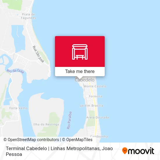 Terminal Cabedelo | Linhas Metropolitanas map