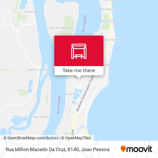 Rua Milton Macedo Da Cruz, 8140 map