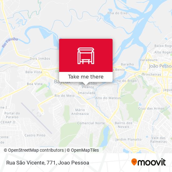 Rua São Vicente, 771 map