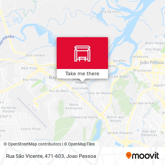 Rua São Vicente, 471-603 map