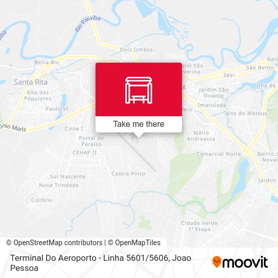 Terminal Do Aeroporto - Linha 5601 / 5606 map