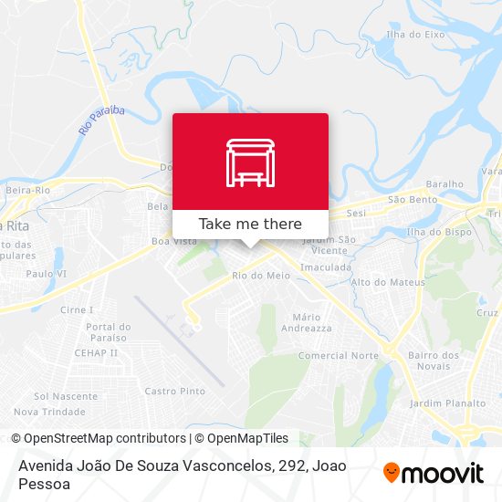 Avenida João De Souza Vasconcelos, 292 map