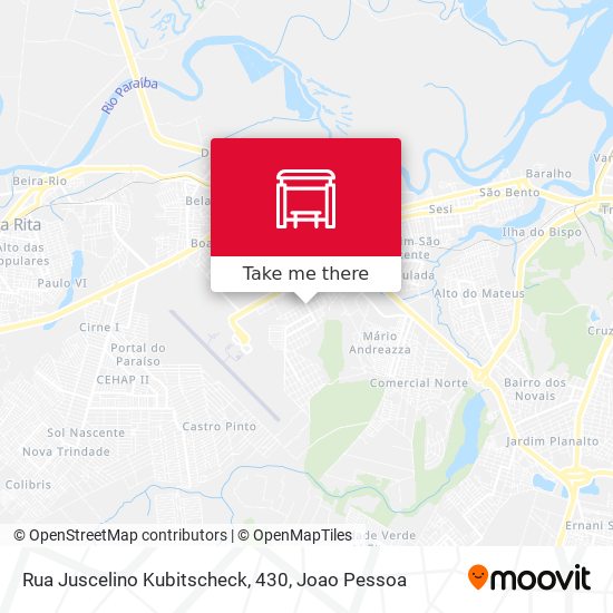 Rua Juscelino Kubitscheck, 430 map