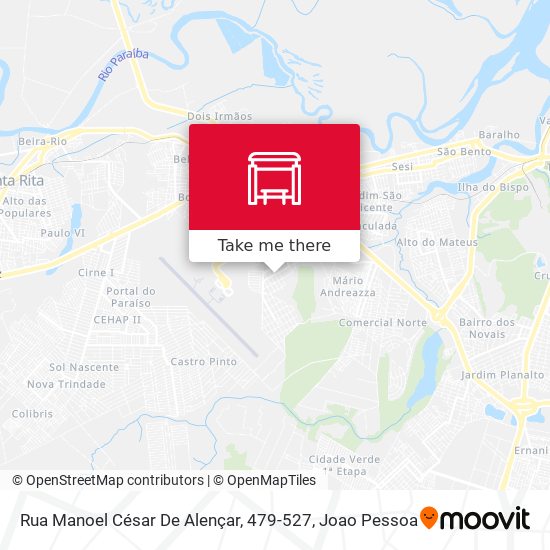 Rua Manoel César De Alençar, 479-527 map