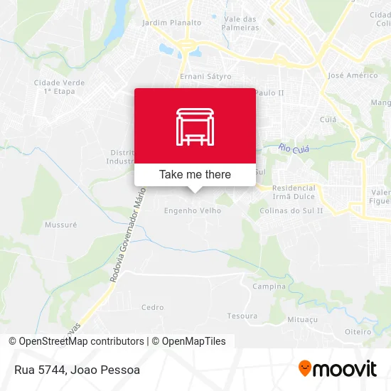 Rua 5744 map