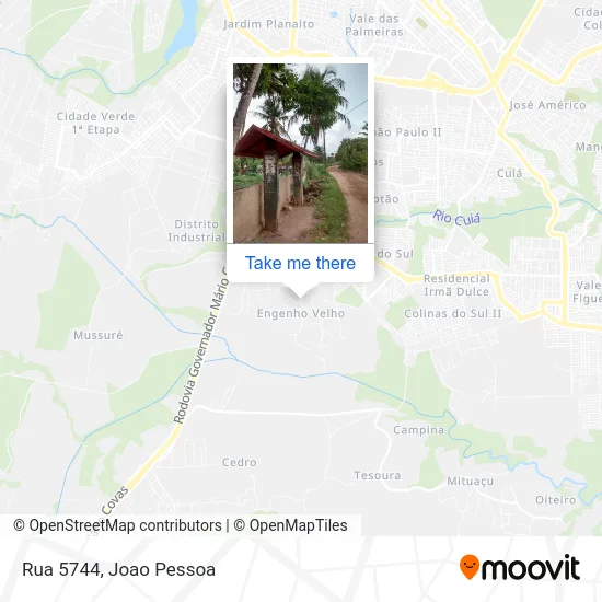 Rua 5744 map