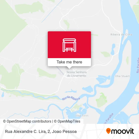 Rua Alexandre C. Lira, 2 map