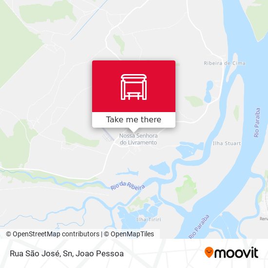 Rua São José, Sn map
