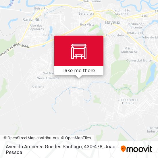 Avenida Amneres Guedes Santiago, 430-478 map