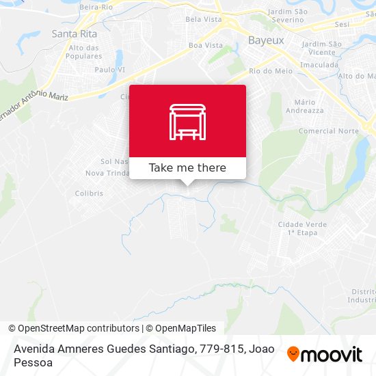 Avenida Amneres Guedes Santiago, 779-815 map