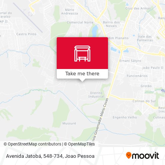 Avenida Jatobá, 548-734 map