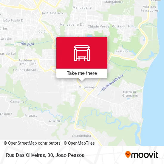 Rua Das Oliveiras, 30 map