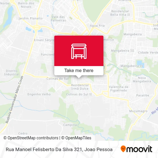 Rua Manoel Felisberto Da Silva 321 map