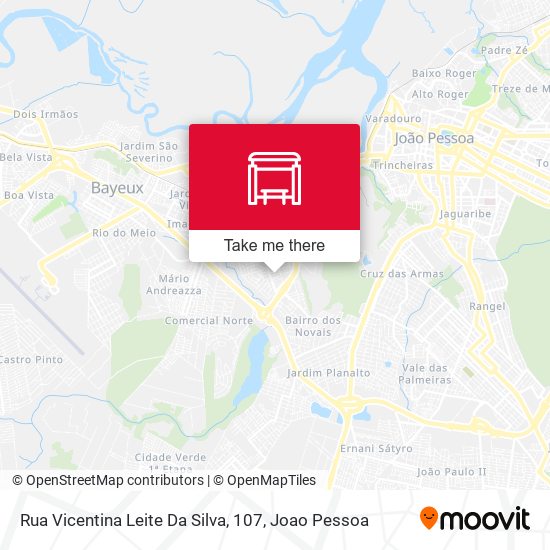 Rua Vicentina Leite Da Silva, 107 map