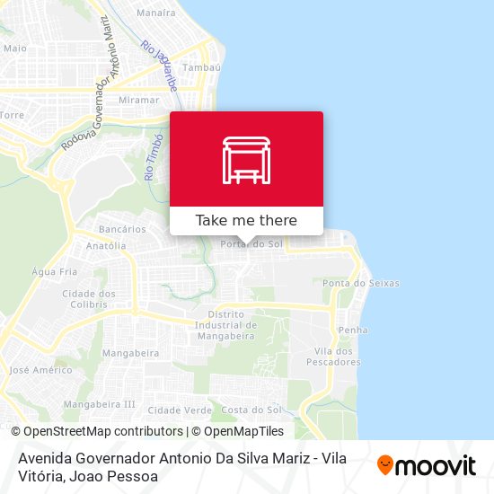 Avenida Governador Antonio Da Silva Mariz - Vila Vitória map