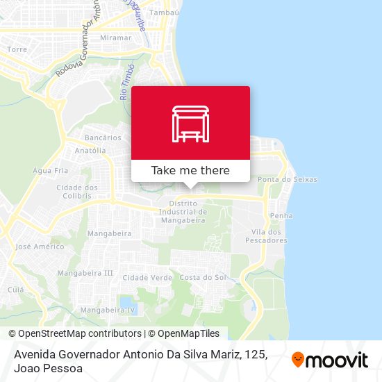 Avenida Governador Antonio Da Silva Mariz, 125 map