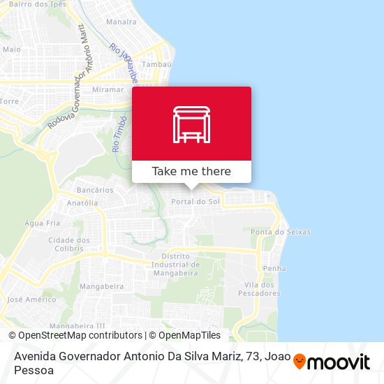 Avenida Governador Antonio Da Silva Mariz, 73 map
