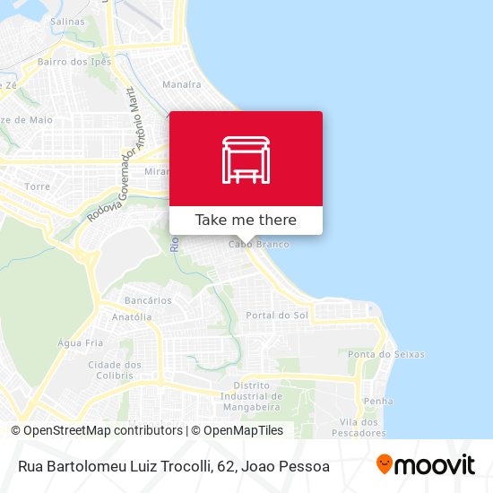 Mapa Rua Bartolomeu Luiz Trocolli, 62